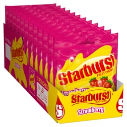 Starburst Strawbery Fruit Chews Sweets Pouch Bag 