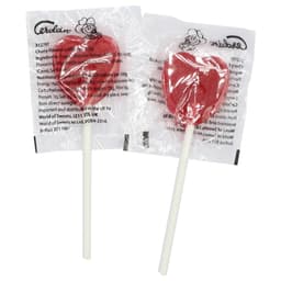 Cherry Heart Lollipops 5.2g