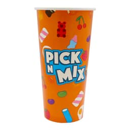 Orange Pick N Mix Sweet Cups 22oz