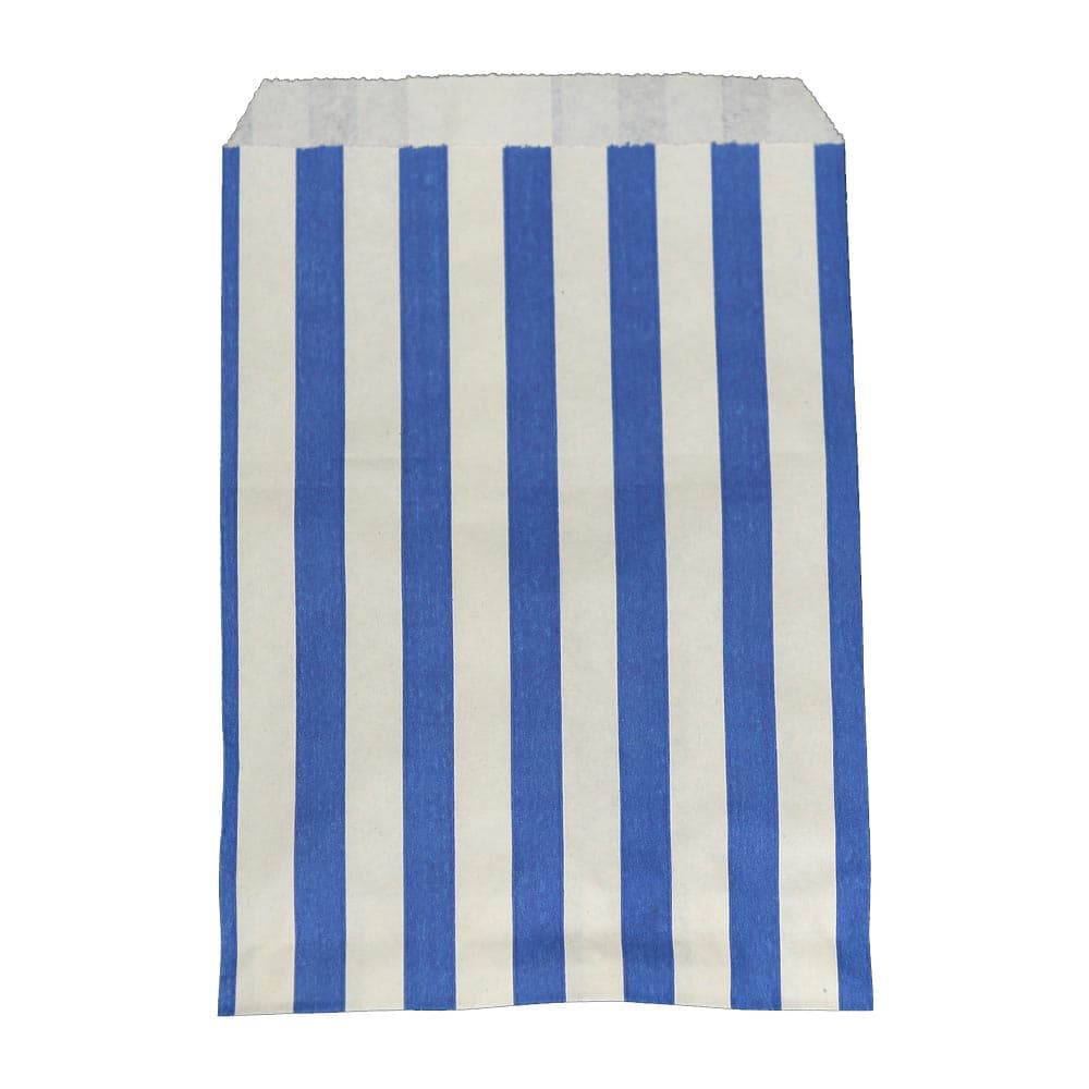 Blue & White Striped Bags