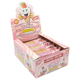 Zed Candy Strawberry & Vanilla Ice Cream Jawbreaker 6 Pack 49.5g 50p PMP