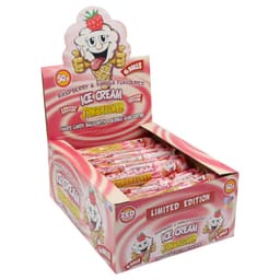 Zed Candy Raspberry & Vanilla Ice Cream Jawbreaker 6 Pack 49.5g 50p PMP