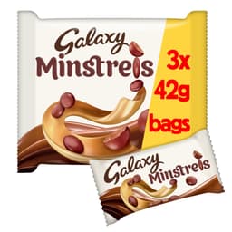 Galaxy Minstrels Milk Chocolate Buttons 3 Pack Multipack 126g