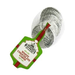 Bonds Net Of White Chocolate Silver Coins 60g,