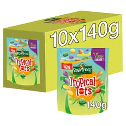 Rowntree's Tropical Tots Vegan Friendly Sweets Sharing Bag 140g