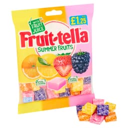 Fruit-tella Summer Fruits 135g £1.25 PMP