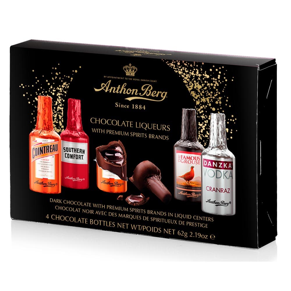 4 Piece Anthon Berg Chocolate Liqueurs
