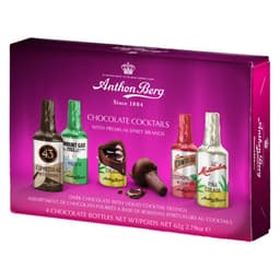 4 Piece Anthon Berg Chocolate Cocktail Liqueurs 