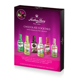 8 Piece Anthon Berg Chocolate Cocktail Liqueurs 