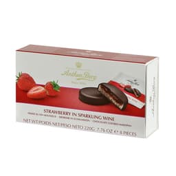 Strawberry in Sparkling Wine Anthon Berg Marzipan
