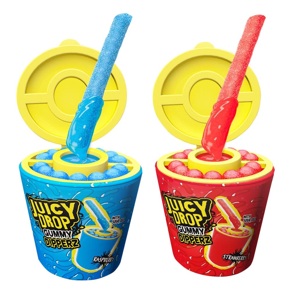 Bazooka Juicy Drop Gummy Dip N Sticks 96g