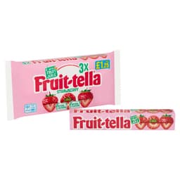 Fruit-tella Strawberry 3 Pack 123g £1.25 PMP