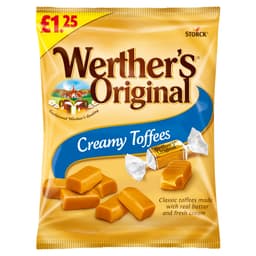 Werther's Original Creamy Toffees 110g £1.25 PMP