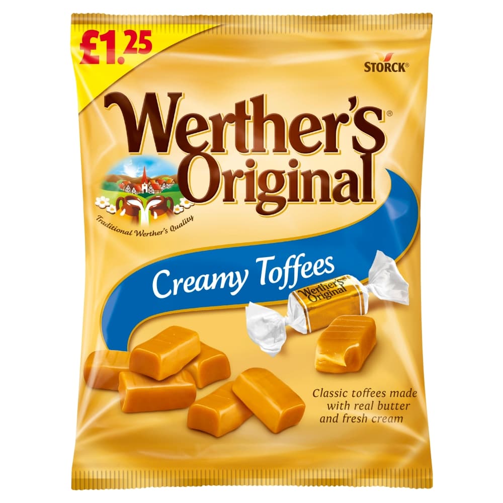 Werther's Original Creamy Toffees 110g £1.25 PMP