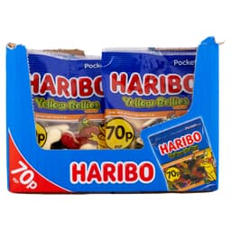 Haribo Mini Yellow Bellies Bag 60g 70p PMP