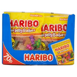 Haribo Little Jelly Babies Bag 60g 70p PMP 