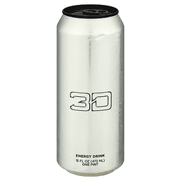 Silver Can 3D Energy 473ml