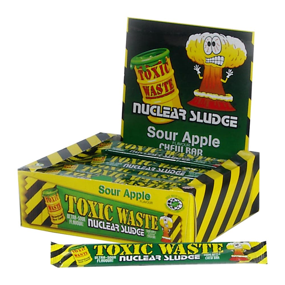 Toxic Waste Nuclear Sludge Sour Apple Chew Bar  