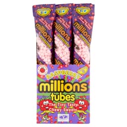 Millions Raspberry Tubes 55g