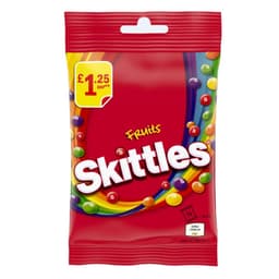 Skittles Vegan Fruits Treat Bag 109g