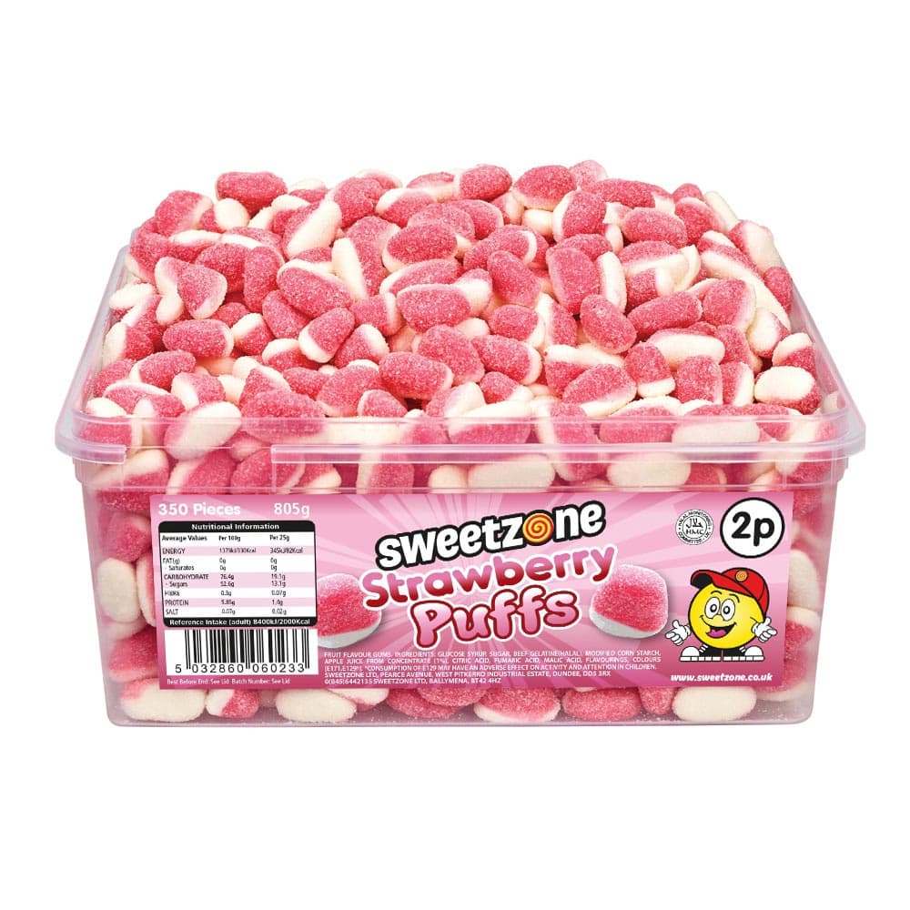 Sweetzone Strawberry Belts Tub 2p PMP