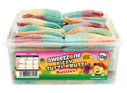 Sweetzone Fizzy Tutti Fruitti Bottles Tub 805g