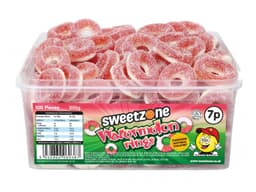  Sweetzone Watermelon Rings 7p Tub 800g