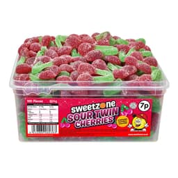 Sweetzone Sour Twin Cherries 7p Tub