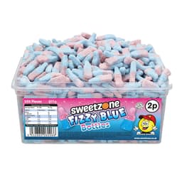 Sweetzone Fizzy Blue Bottles 2p Tub 805g
