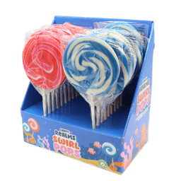 Strawberry and Bubblegum Round Lollipop