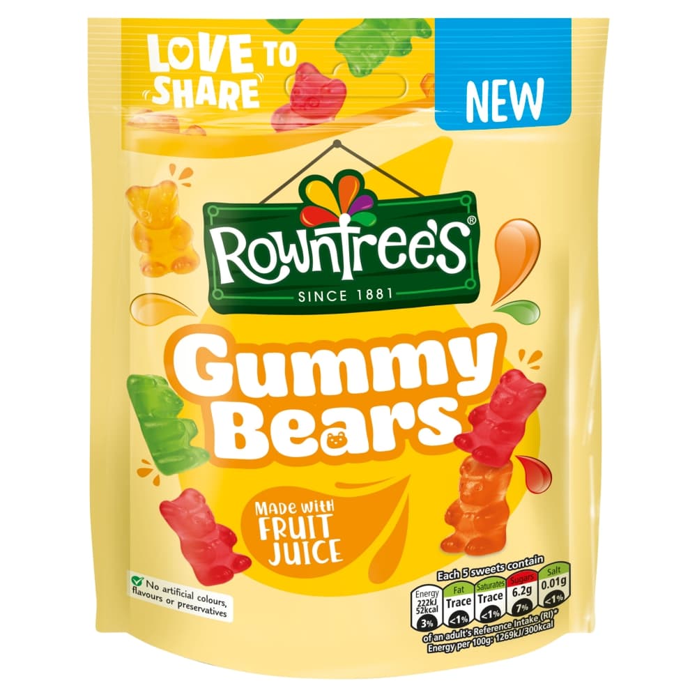 Rowntree’s Gummy Bears Bag 115g 