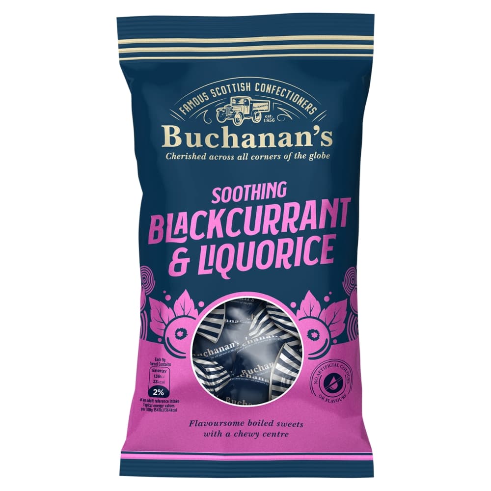  Buchanan's Soothing Blackcurrant & Liquorice Bag 140