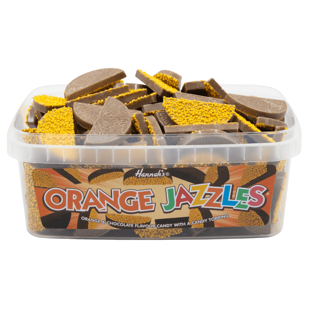 Hannah's Orange Jazzles 120 x 5g Tubs 600g