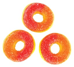 Fundy Gummy Mini Peach Rings 2kg