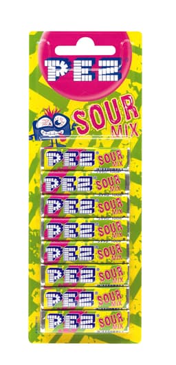 Pez Sour Mix Refills 8 Pack