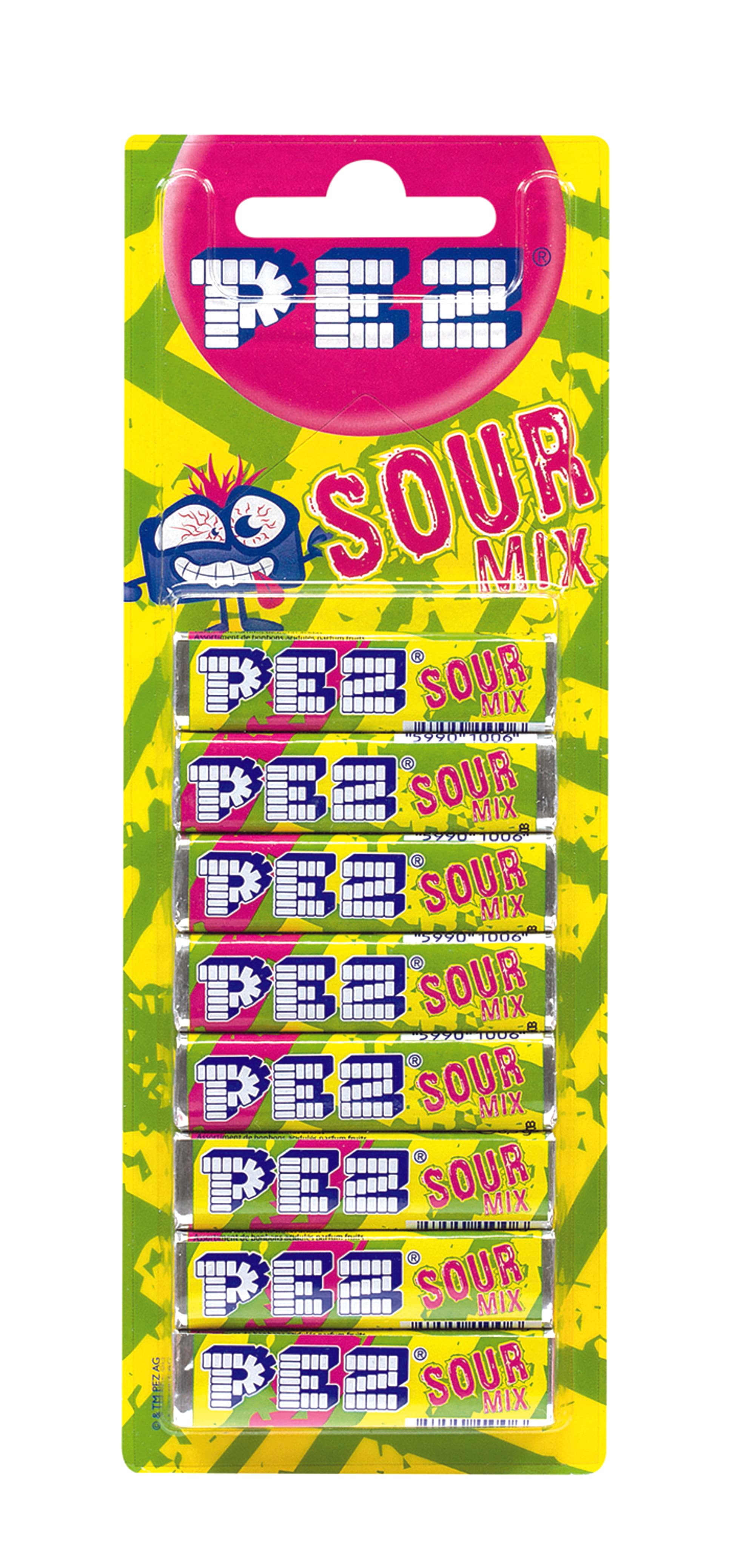 Pez Sour Mix Refills 8 Pack