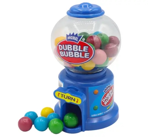 With the fun of a gumball machine,Dubble Bubble is a favourite in America.