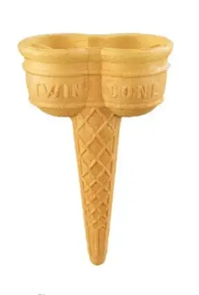 A Classic twin ice cream cone from Hancocks