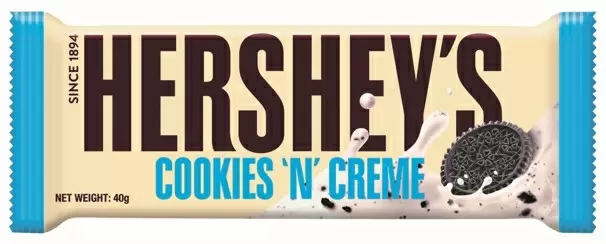 Hershey’s Cookies N Crème bar