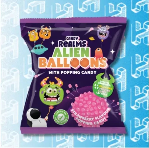 Candy Realms Alien Balloons Popping Candy