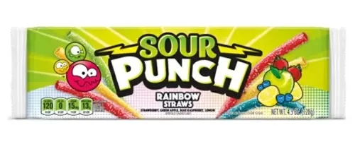 Sour Punch take the amazing liquorice used in Red Vines and add a fizzy, sour kick!