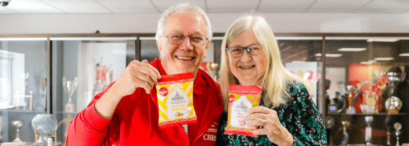 Bonds sweet bags for Our Dementia Choir
