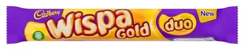 Cadbury Wispa Gold is a new and exciting addition to the range of duo bars available!