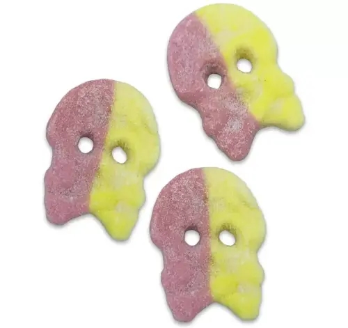The Sour Raspberry & Lemon Foam Skulls taste as amazing as they look - a signature of the BUBS range!