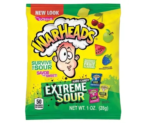 The Warheads sweets really do show the power of sour!