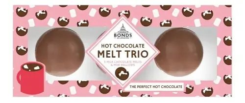 The Bonds Hot Chocolate Melt Trio Gift Box - a perfect addition to any cosy night in, don't you think?