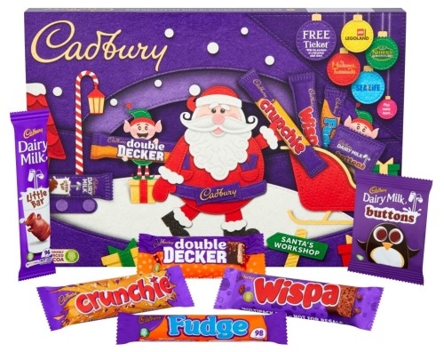 The Cadbury Santa Selection Carton is a popular selection box throughout the Christmas period.