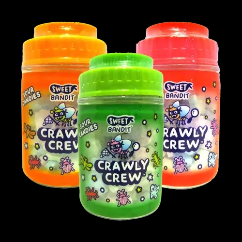 With a toy magnifying glass and fruity crawly treats, the Crawley Crew are a perfect pocket money treat.