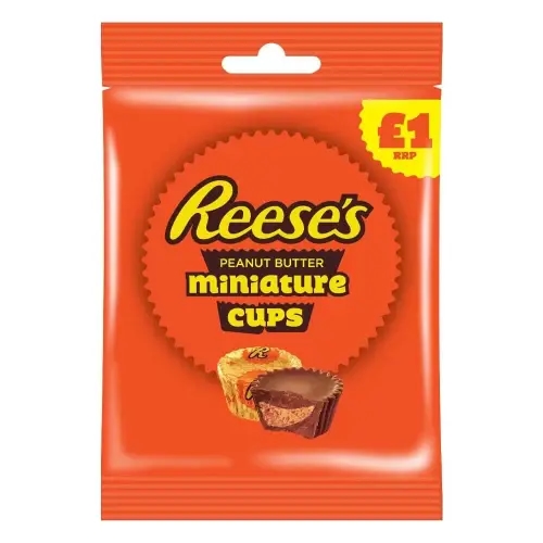A bag of Reese's Peanut Butter Cups