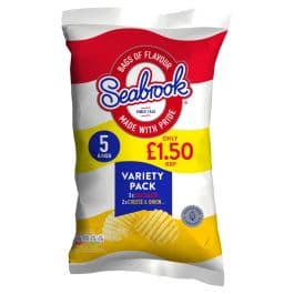 Seabrook The Original Crinkle Cut Variety Pack 5 Pack
